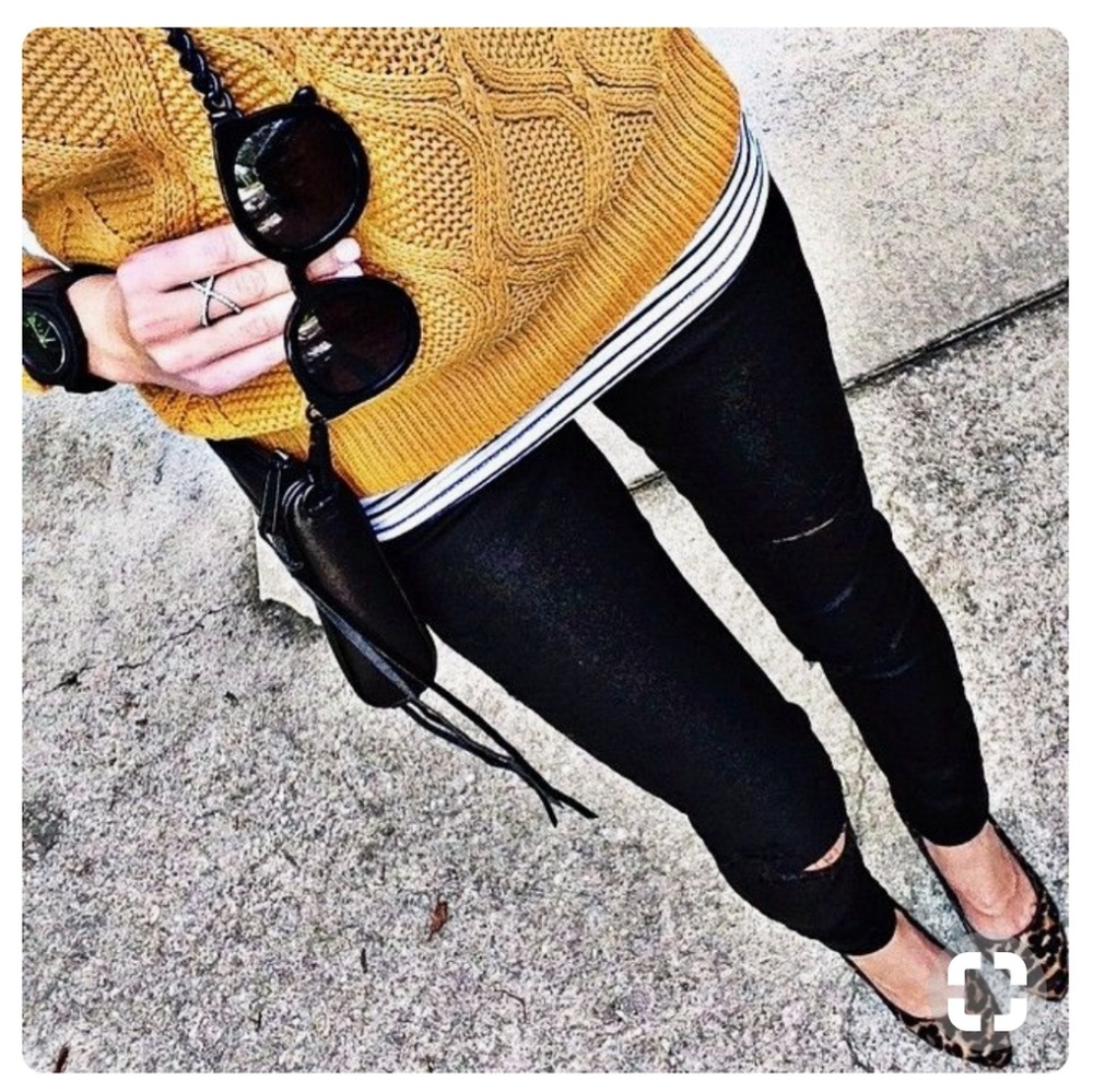 Yellow sweater